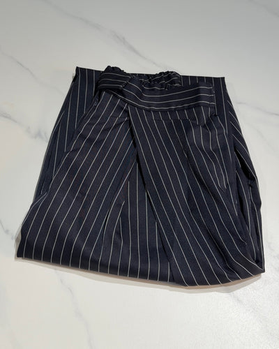 ハイウエストストライプワイドレッグパンツ RR0576