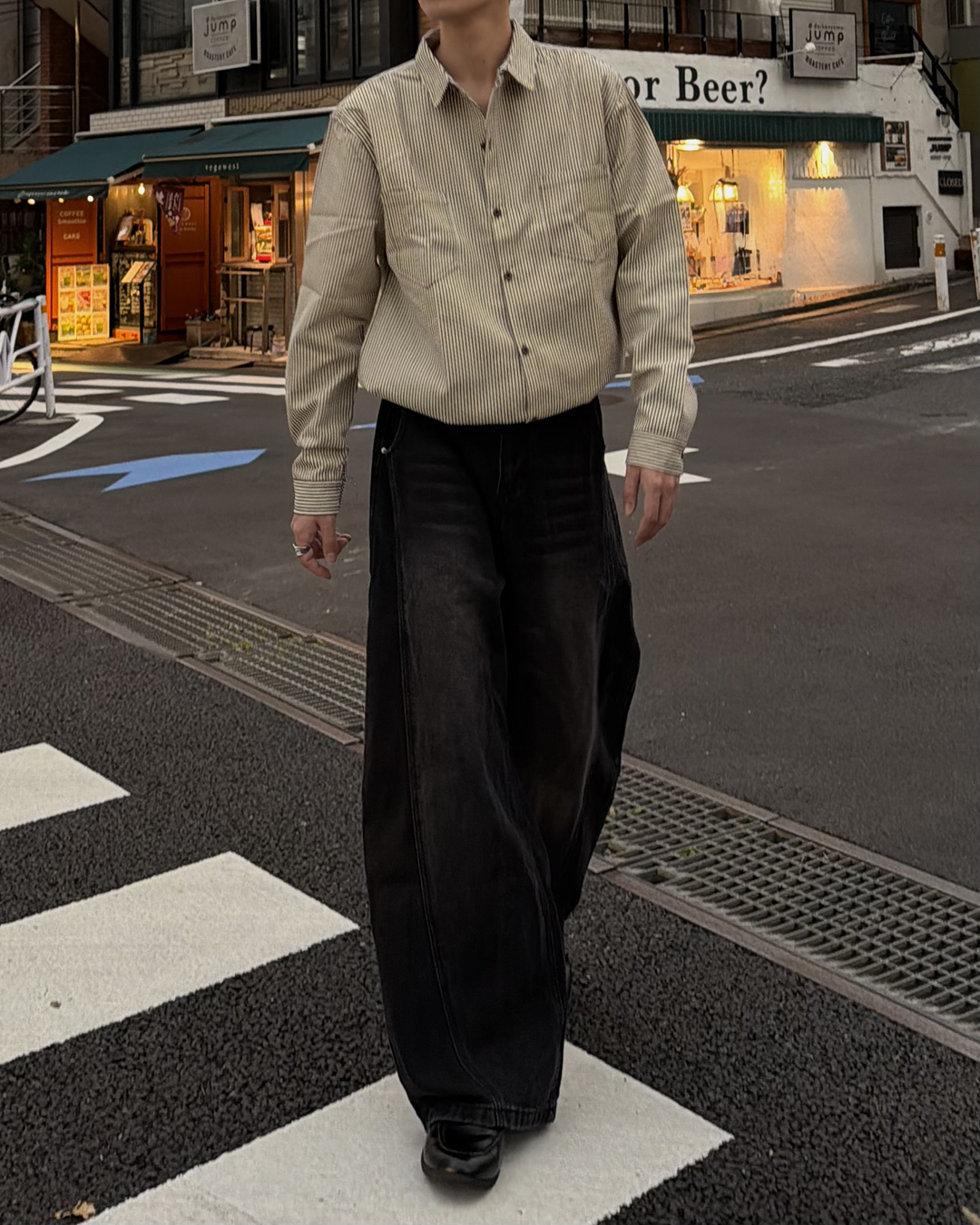 カラーストライプシャツ RR0615