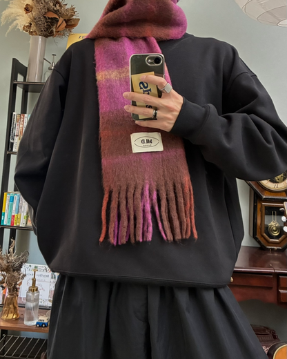 即納】ウールブレンドチェック大判マフラー RR5006 – YOLO（ヨロ