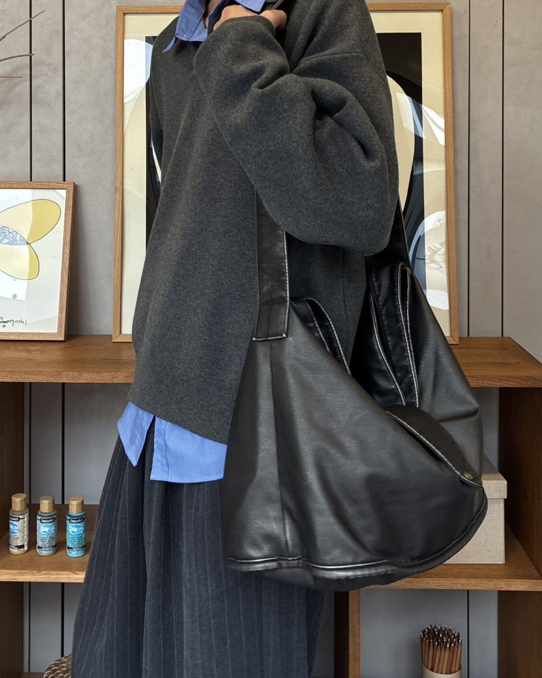 即納】ヴィンテージ加工PUレザーバッグ RR5017 – YOLO（ヨロ