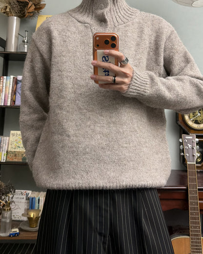 【即納】ヘンリースタンドネックニット RR5019