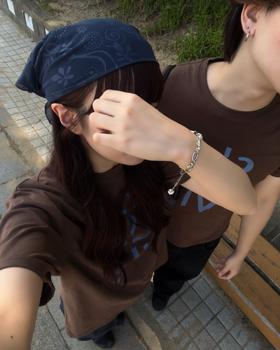 フレンチロゴブラウンTシャツ RS0033