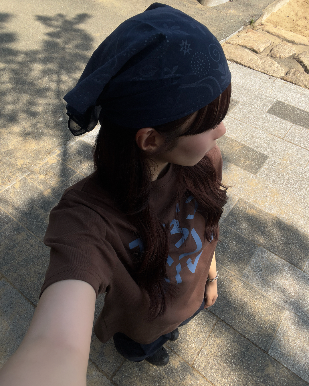 フレンチロゴブラウンTシャツ RS0033