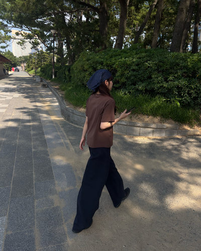 フレンチロゴブラウンTシャツ RS0033
