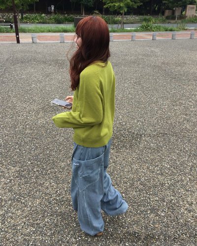 モックネックニットトップス RS0053