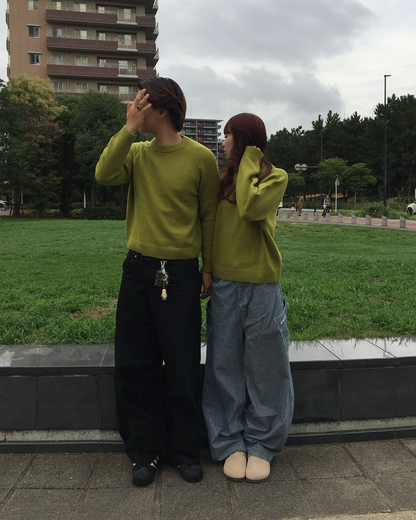 モックネックニットトップス RS0053
