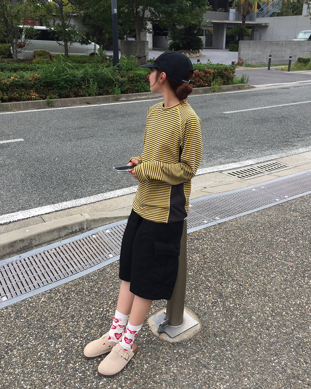 セパレートカラーボーダーロンT RS0058