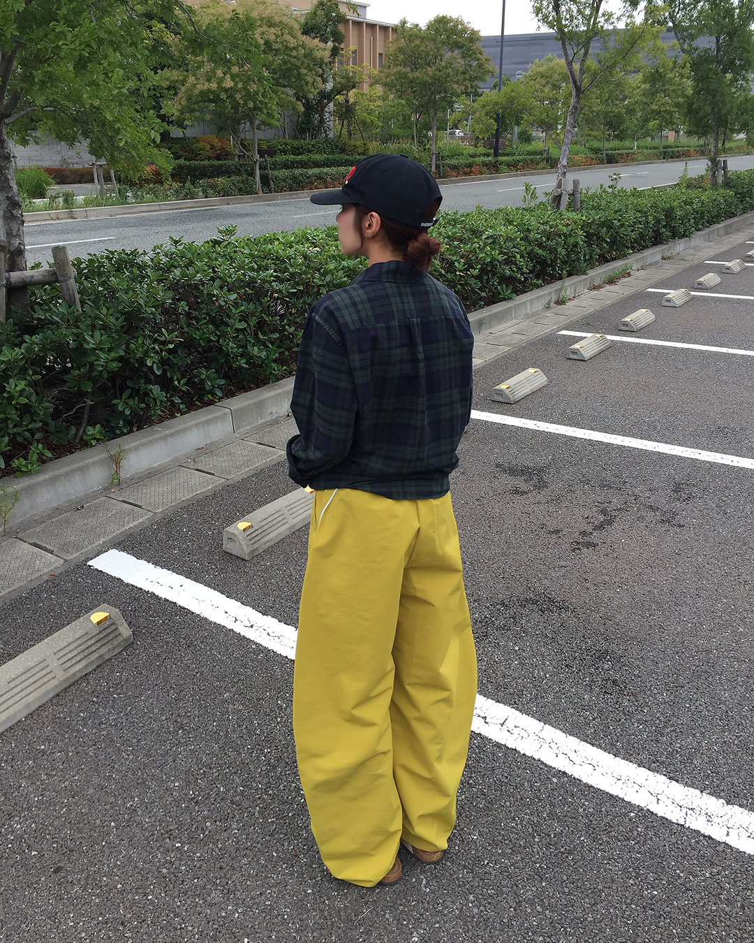 サイドパイピングワイドパンツ RS0100
