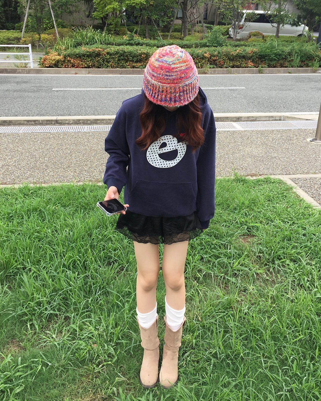 フロントグラフィックパーカー RS0117