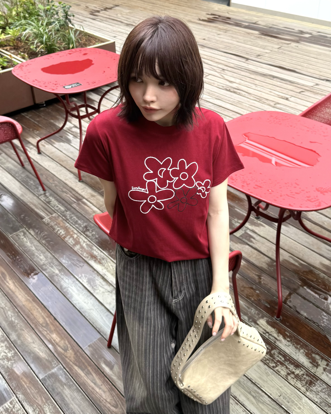フラワーガーデンTシャツ RU0029