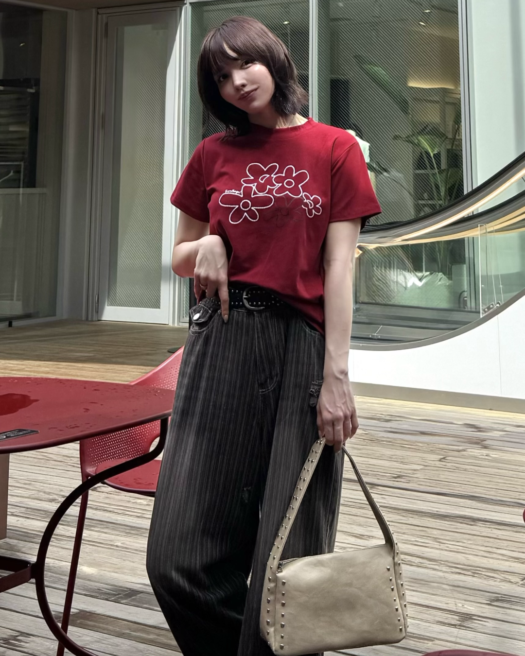フラワーガーデンTシャツ RU0029