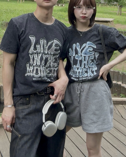 Y2KピグメントTシャツ RU0047