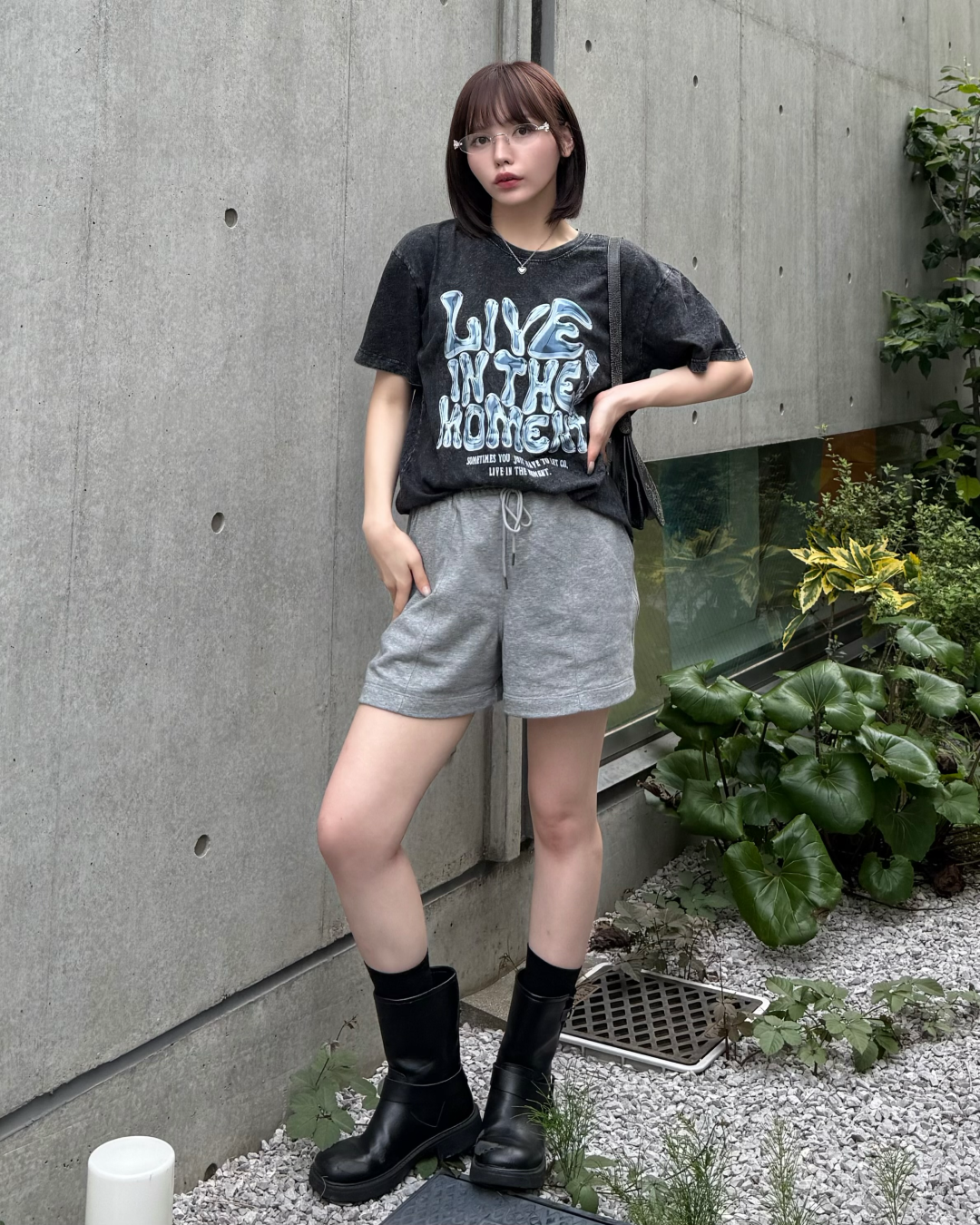 Y2KピグメントTシャツ RU0047