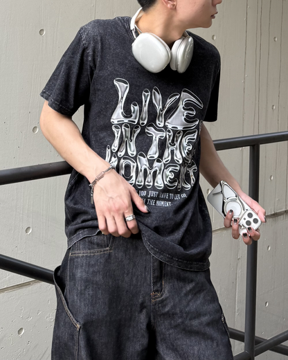 Y2KピグメントTシャツ RU0047