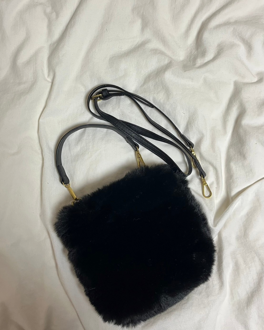 2WAY fur crossbody bag S0048