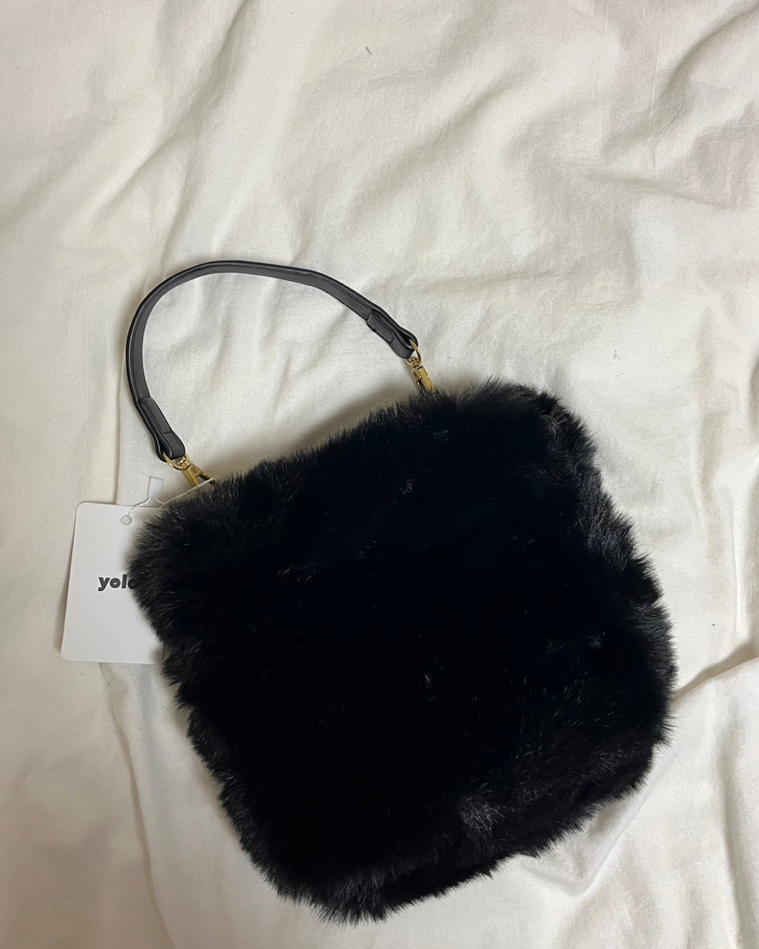 2WAY fur crossbody bag S0048