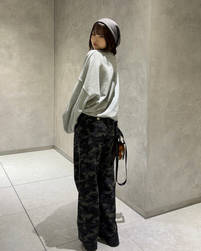 ルーズシルエットカモフラージュパンツ SA0019
