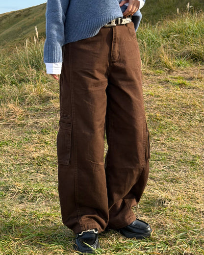 バルーンシルエットブラウンカーゴパンツ
SA0060