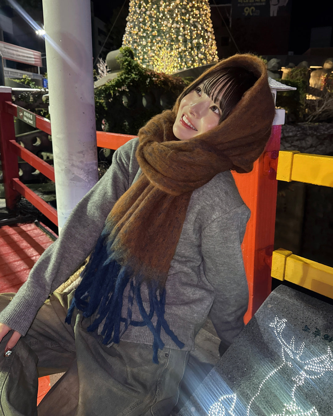 グラデーションカラーマフラー SA0087 – YOLO（ヨロ）｜ファッション通販