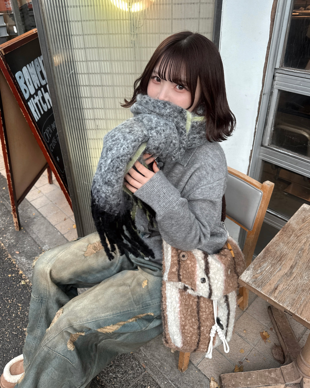 グラデーションカラーマフラー SA0087 – YOLO（ヨロ）｜ファッション通販