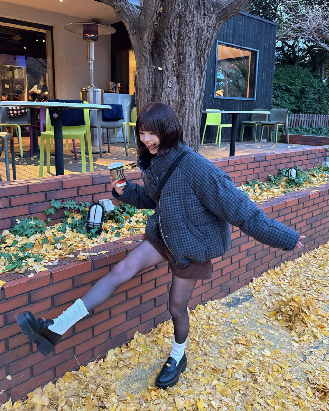 チェック柄中綿ダウンジャケット
SA0094