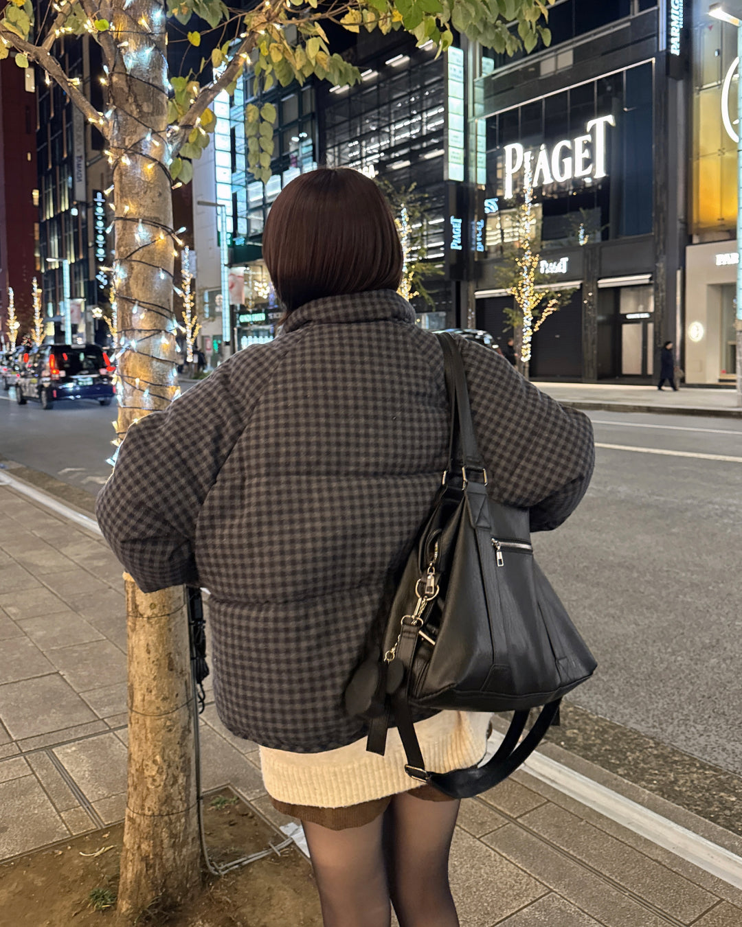 チェック柄中綿ダウンジャケット
SA0094