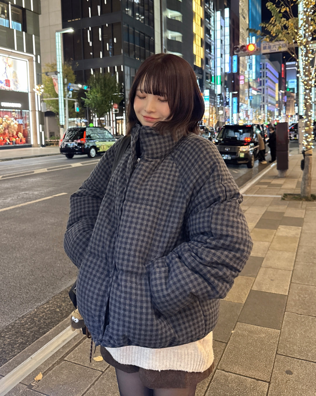 チェック柄中綿ダウンジャケット SA0094 – YOLO（ヨロ）｜ファッション通販