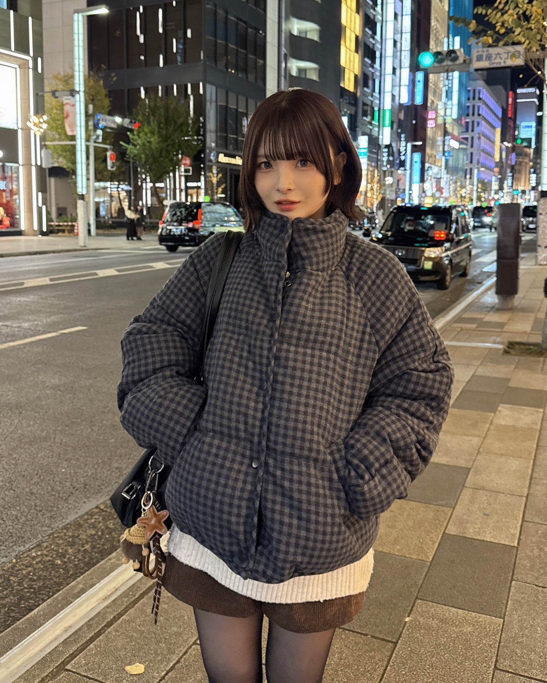 チェック柄中綿ダウンジャケット SA0094 – YOLO（ヨロ）｜ファッション通販