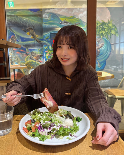 フーディメイラードニットカーディガン
SA0097