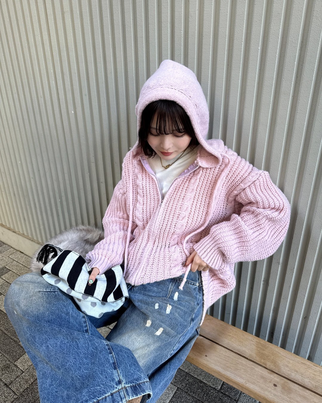 ジップアップニットパーカー
SA0105