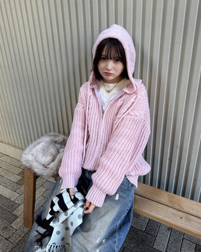 ジップアップニットパーカー
SA0105