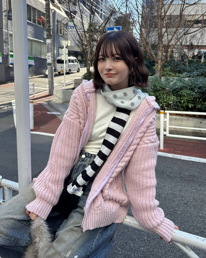 ジップアップニットパーカー
SA0105