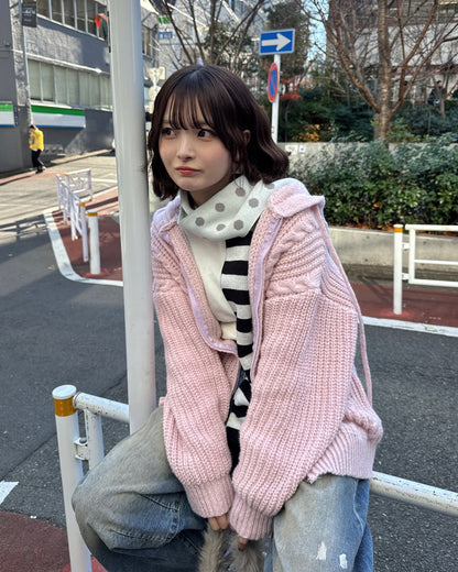 ジップアップニットパーカー
SA0105