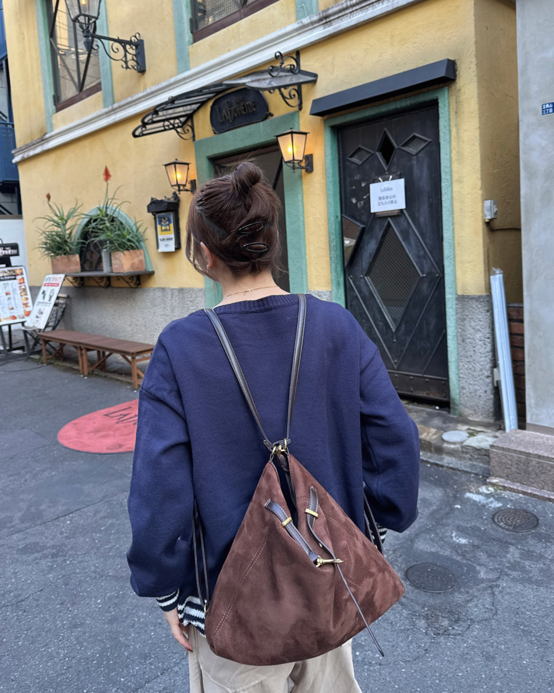 レイヤード風ボーダーニットトップ
SA0129