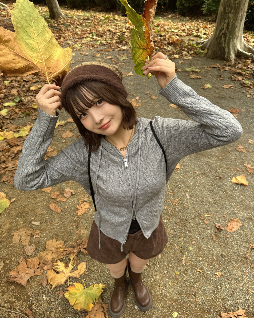 【即納】ツイストニットパーカーSA5002