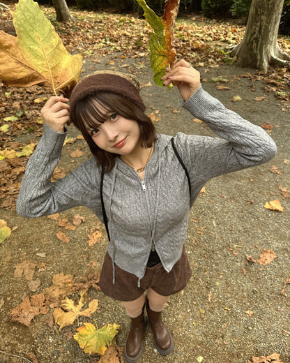 【即納】ツイストニットパーカーSA5002