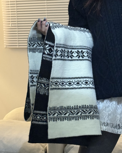 ノルディック柄マフラー SE0068