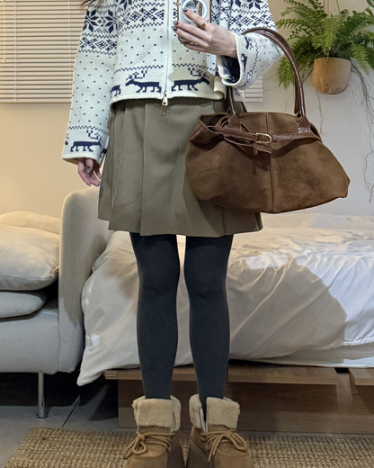 スウェードトートバッグ SE0088