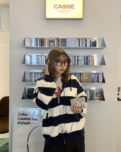 ボーダージップフーディー SI0053