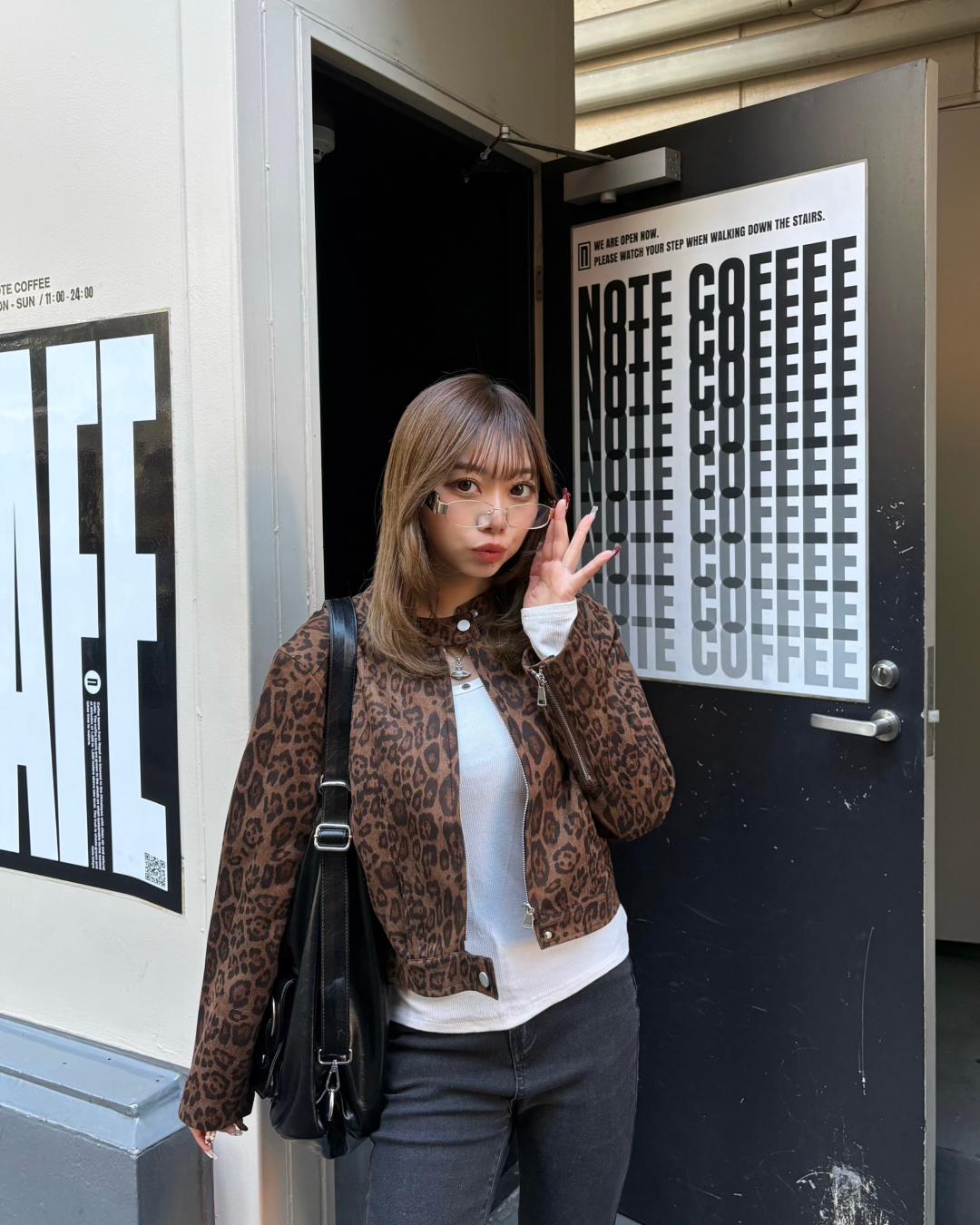 レオパードクロップドジャケット SI0103