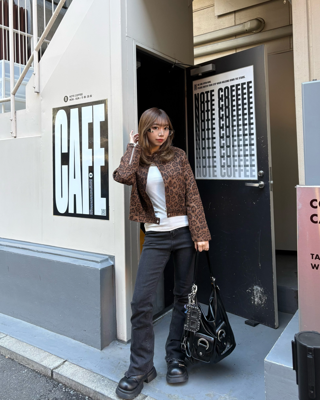 レオパードクロップドジャケット SI0103