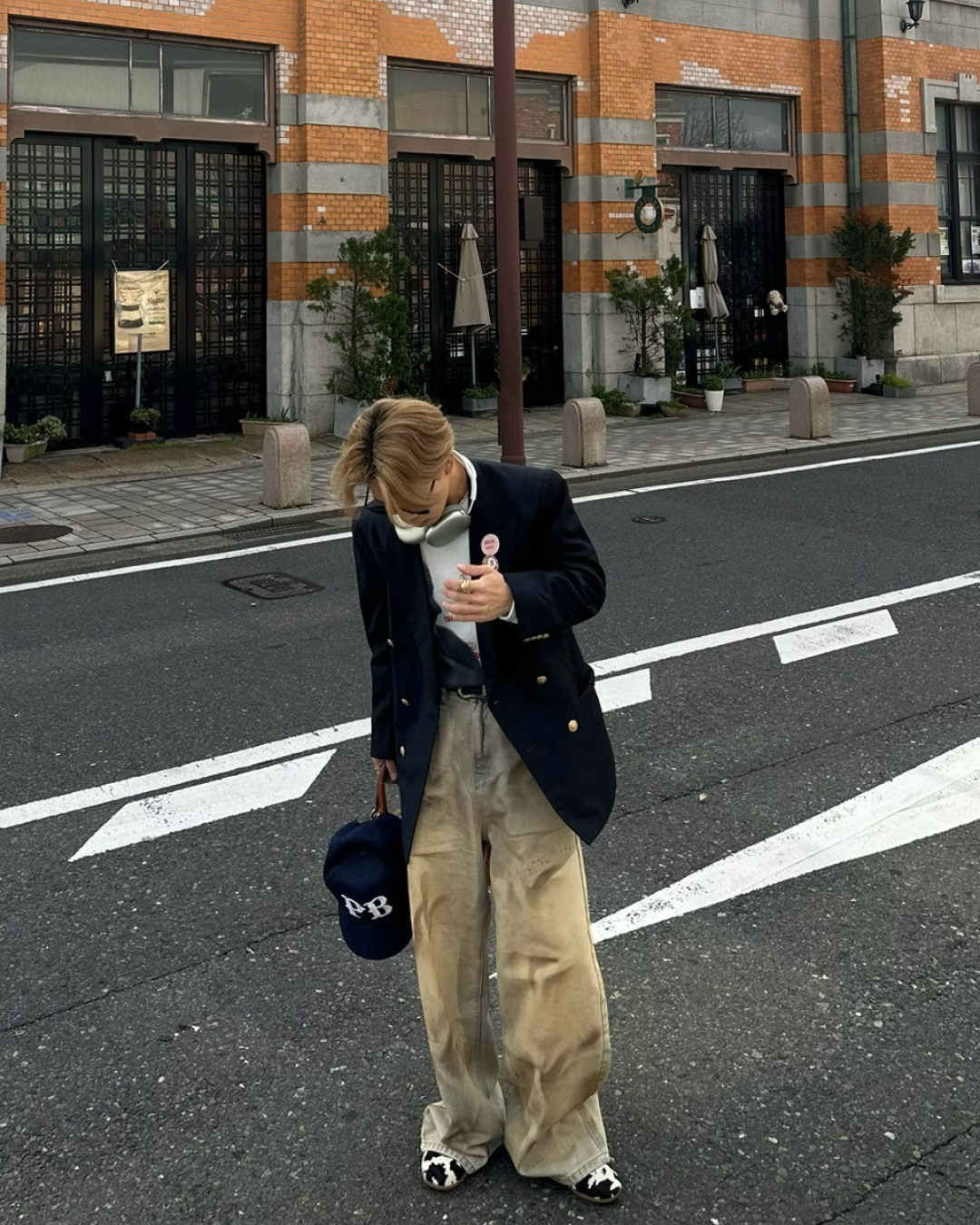 MAISONPRINCEワイドダメージデニム (MASONPRINCE(メイソン MAISONPRINCEワイドダメージデニム (MASONPRINCE(メイソン