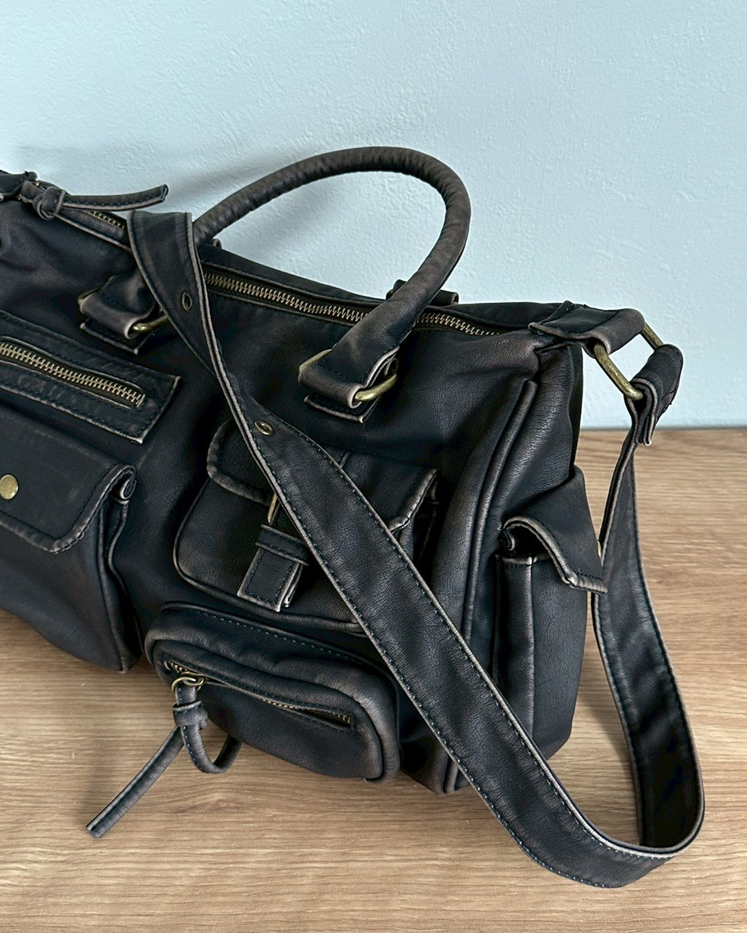 【即納】ウォッシュドマルチポケットバッグ SK5000