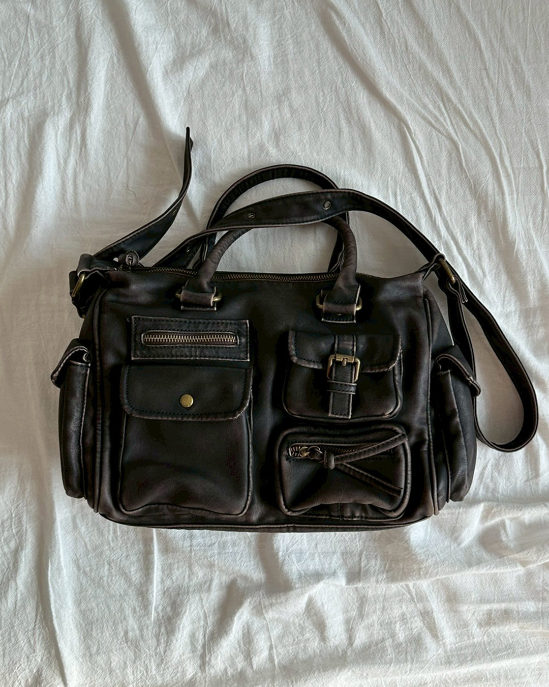 【即納】ウォッシュドマルチポケットバッグ SK5000