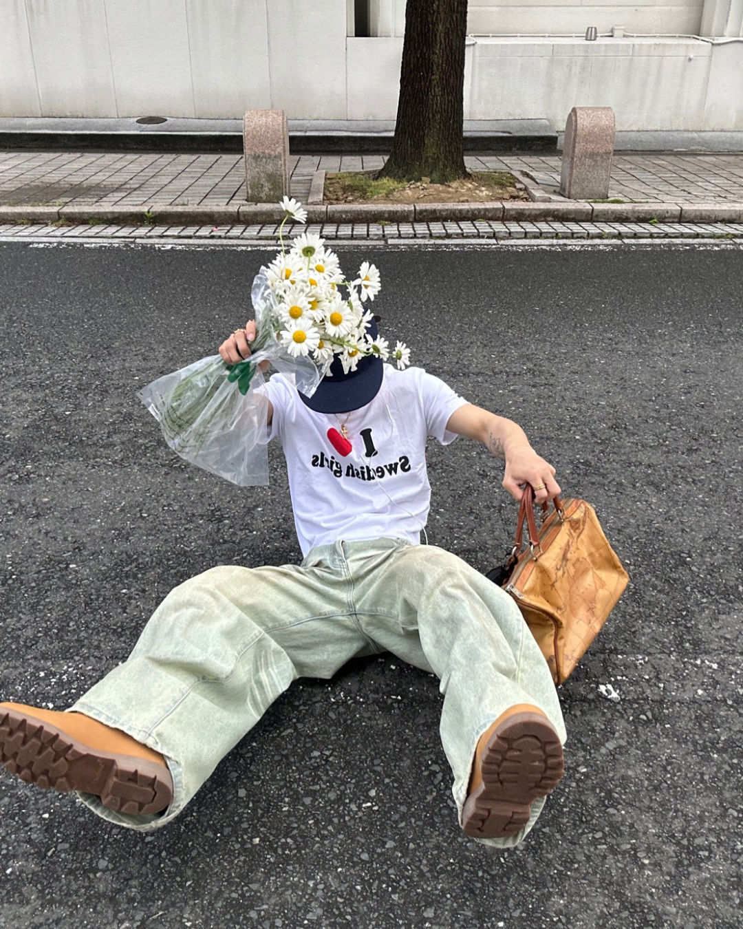 ボクシーショートTシャツ SK0076