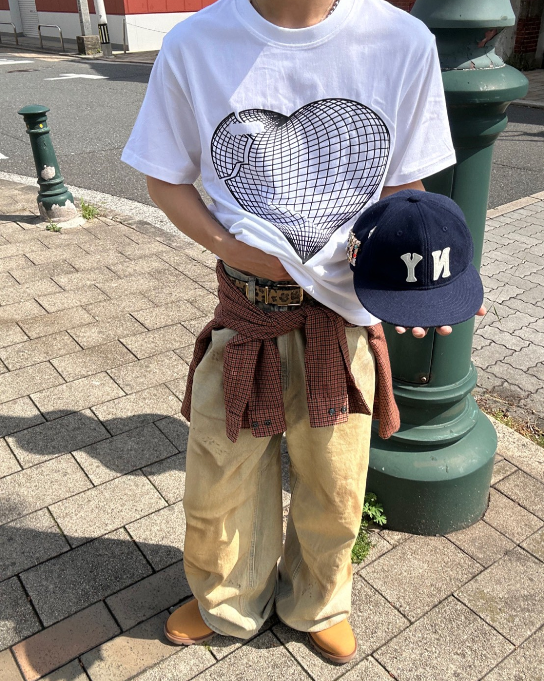 ハートプリントTシャツ SK0098