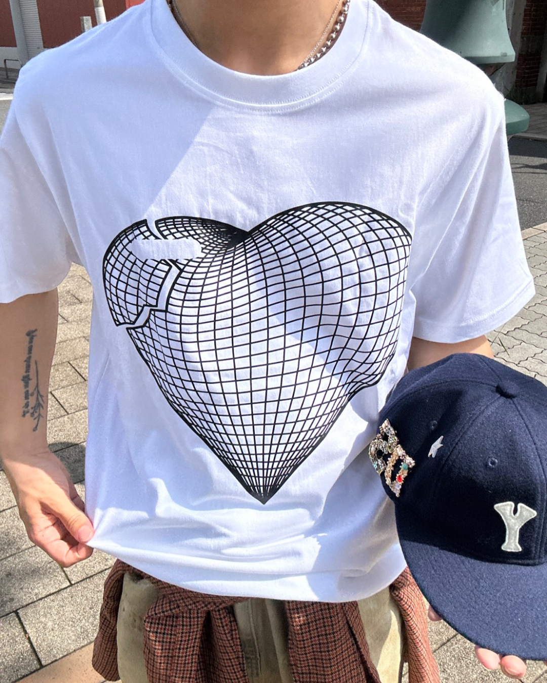 ハートプリントTシャツ SK0098