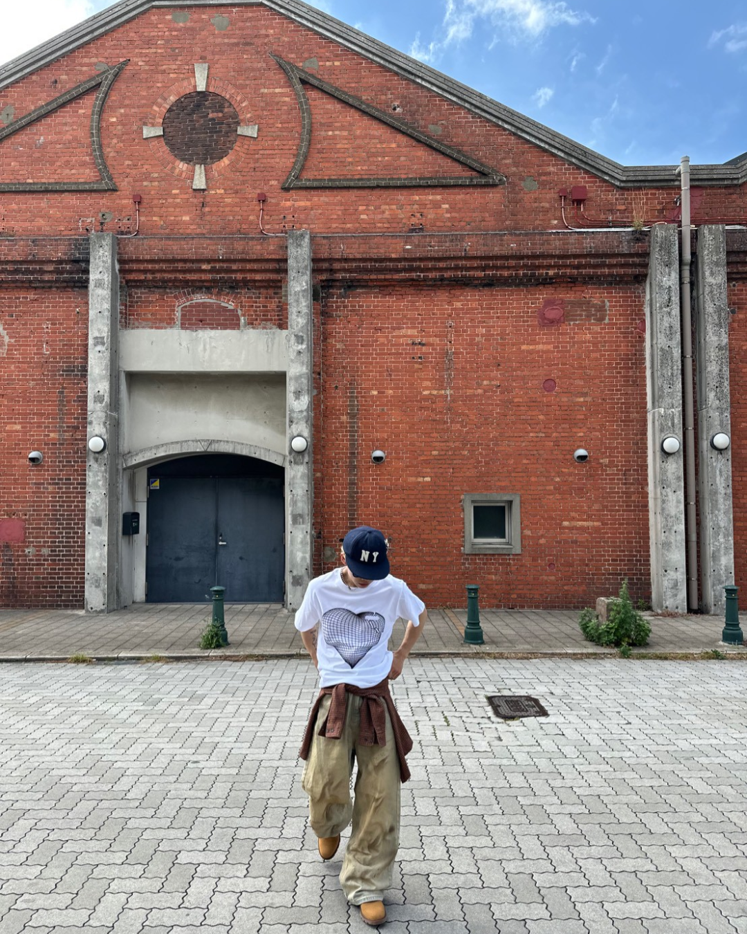 ハートプリントTシャツ SK0098