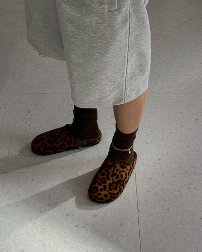 レオパード柄スエードサンダル SK0108