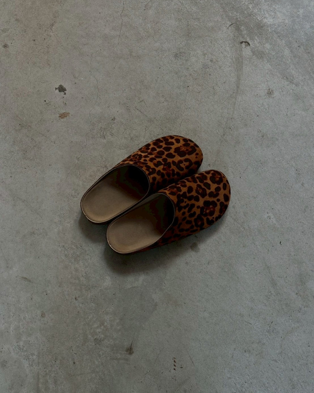 レオパード柄スエードサンダル SK0108